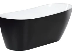 Beliani Kylpyamme Vapaasti Seisova Musta 170 X 78 Cm Solarte Discount