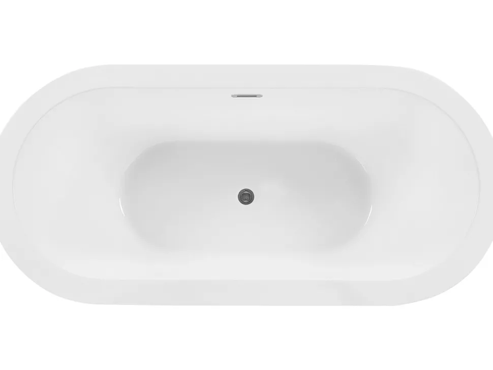 Beliani Kylpyamme Vapaasti Seisova Musta 170 X 80 Cm Empresa Cheap