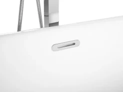 Beliani Kylpyamme Vapaasti Seisova Hopea 170 X 80 Cm Pinel New