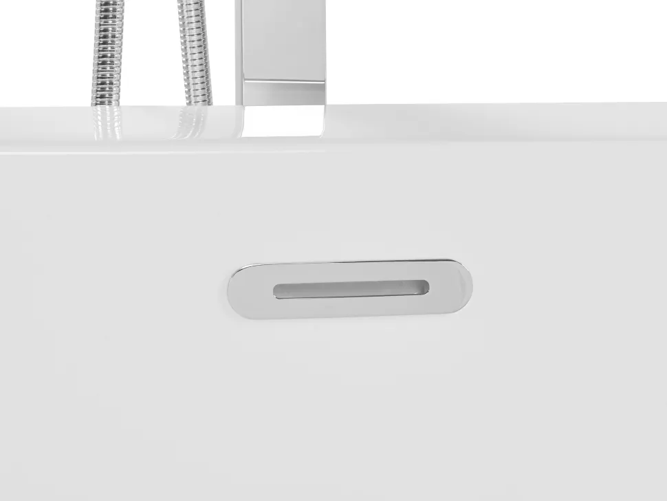 Beliani Kylpyamme Vapaasti Seisova Valkoinen 170 X 80 Cm Empresa Fashion