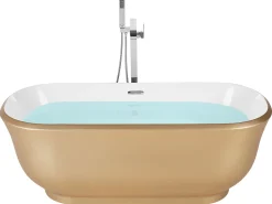 Beliani Kylpyamme Vapaasti Seisova Kulta 170 X 77 Cm Tesoro Clearance