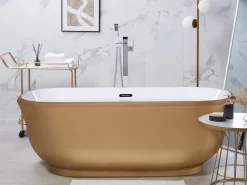 Beliani Kylpyamme Vapaasti Seisova Kulta 170 X 77 Cm Tesoro Clearance