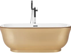Beliani Kylpyamme Vapaasti Seisova Kulta 170 X 77 Cm Tesoro Clearance