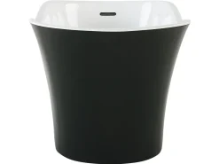 Beliani Kylpyamme Vapaasti Seisova Musta 170 X 80 Cm Dulcina Best