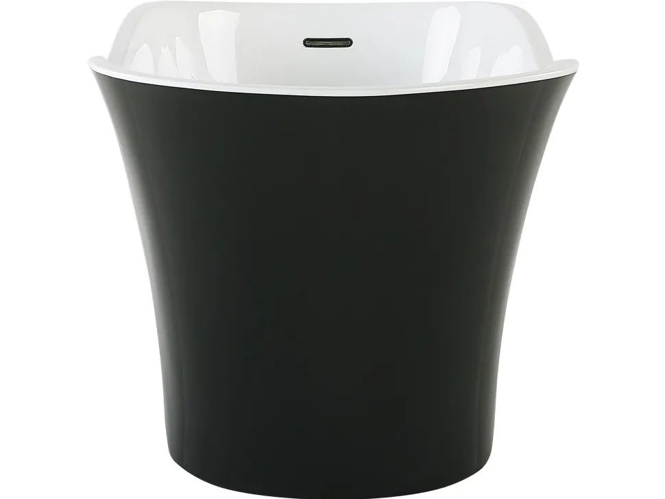 Beliani Kylpyamme Vapaasti Seisova Musta 170 X 80 Cm Dulcina Best