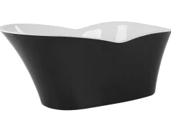 Beliani Kylpyamme Vapaasti Seisova Musta 170 X 80 Cm Dulcina Best