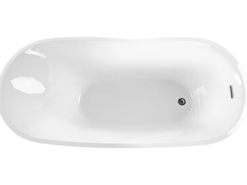 Beliani Kylpyamme Vapaasti Seisova Musta 170 X 80 Cm Dulcina Best