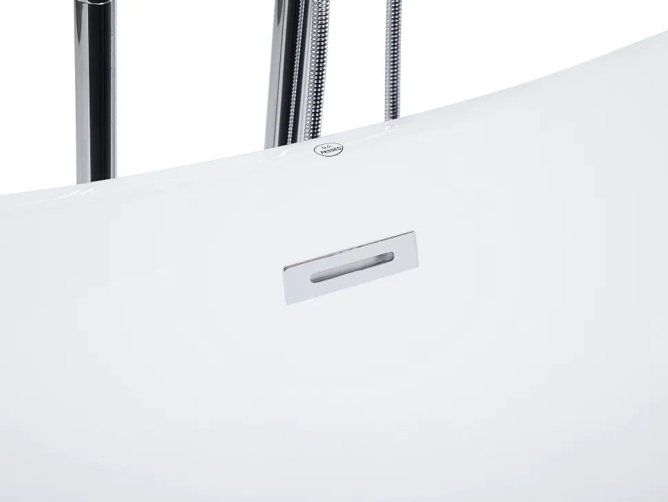 Beliani Kylpyamme Vapaasti Seisova Musta 180 X 78 Cm Antigua Outlet