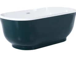 Beliani Kylpyamme Vapaasti Seisova Sinivihrea 170 X 77 Cm Tesoro Discount