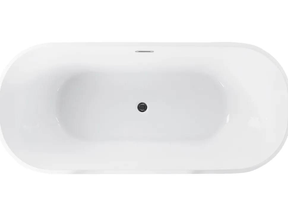 Beliani Kylpyamme Vapaasti Seisova Sinivihrea 170 X 77 Cm Tesoro Discount