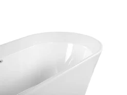 Beliani Kylpyamme Vapaasti Seisova Valkoinen 170 X 80 Cm Ovalle Best