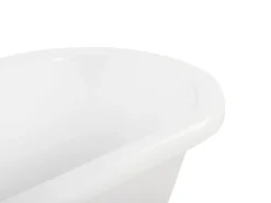 Beliani Kylpyamme Vapaasti Seisova Valkoinen 170 X 76 Cm Cayman Online