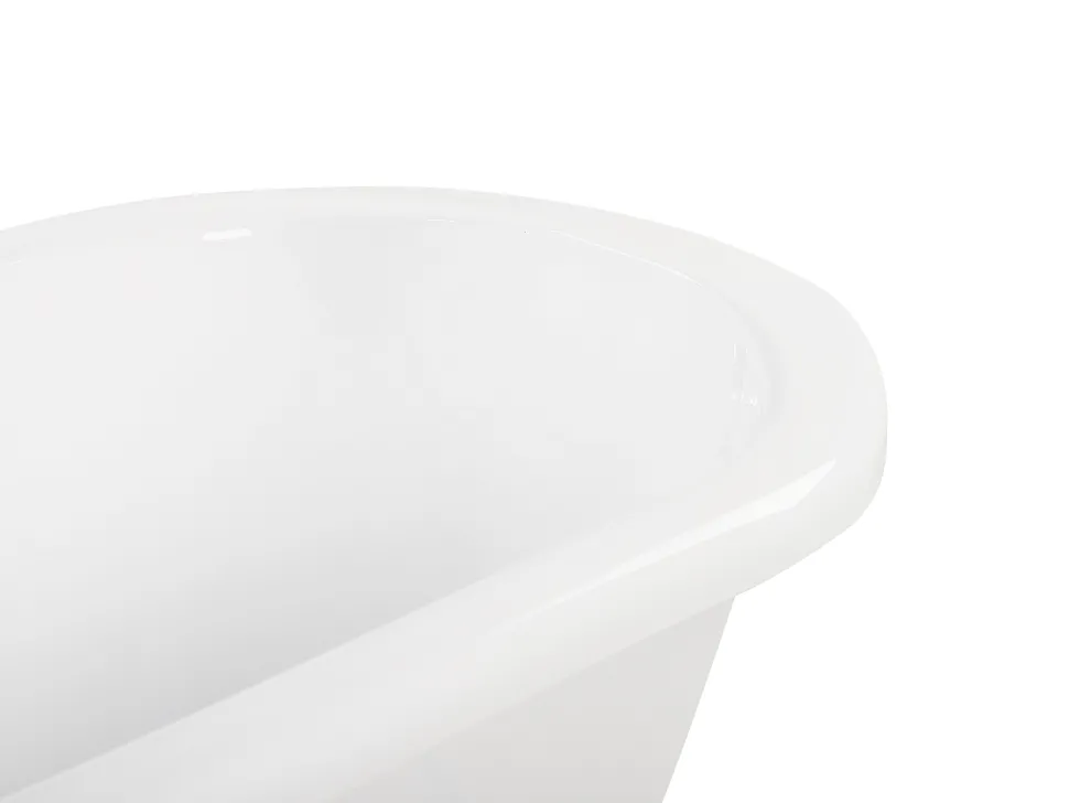 Beliani Kylpyamme Vapaasti Seisova Valkoinen 170 X 76 Cm Cayman Online