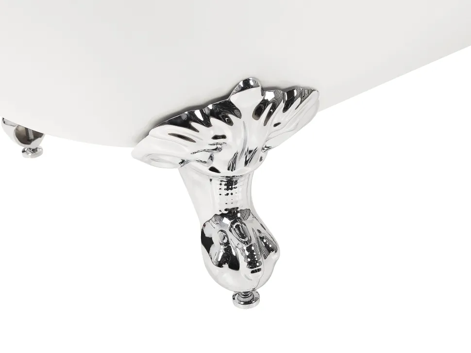 Beliani Kylpyamme Vapaasti Seisova Valkoinen 170 X 76 Cm Cayman Online