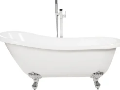 Beliani Kylpyamme Vapaasti Seisova Valkoinen 170 X 76 Cm Cayman Online