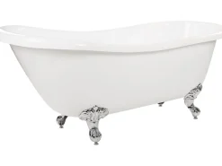 Beliani Kylpyamme Vapaasti Seisova Valkoinen 170 X 76 Cm Cayman Online