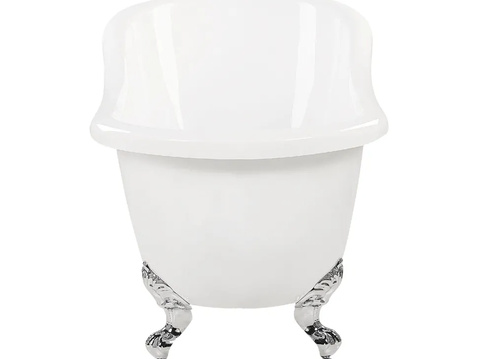 Beliani Kylpyamme Vapaasti Seisova Valkoinen 170 X 76 Cm Cayman Online