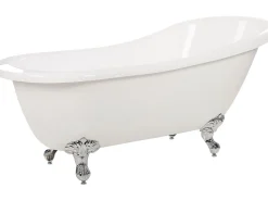 Beliani Kylpyamme Vapaasti Seisova Valkoinen 170 X 76 Cm Cayman Online