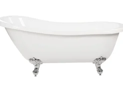 Beliani Kylpyamme Vapaasti Seisova Valkoinen 170 X 76 Cm Cayman Online