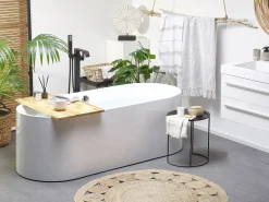 Beliani Kylpyamme Vapaasti Seisova Valkoinen 170 X 75 Cm Catalina Clearance