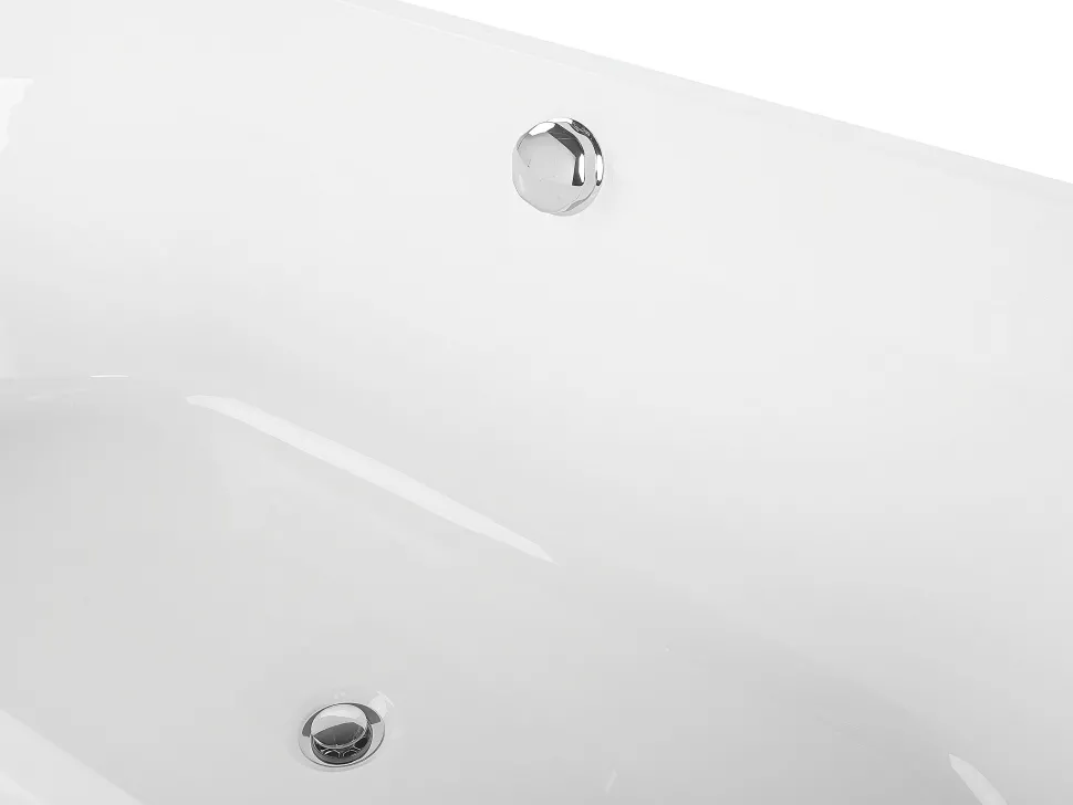 Beliani Kylpyamme Vapaasti Seisova Valkoinen 170 X 75 Cm Catalina Clearance