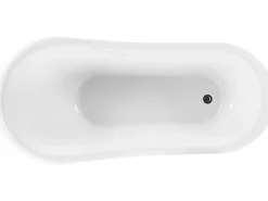 Beliani Kylpyamme Vapaasti Seisova Punainen 153 X 77 Cm Cayman Best