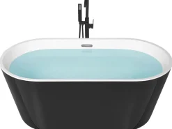 Beliani Kylpyamme Vapaasti Seisova Musta 170 X 72 Cm Havana Cheap