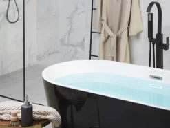 Beliani Kylpyamme Vapaasti Seisova Musta 170 X 72 Cm Havana Cheap