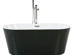 Beliani Kylpyamme Vapaasti Seisova Musta 170 X 72 Cm Havana Cheap