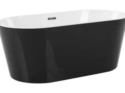 Beliani Kylpyamme Vapaasti Seisova Musta 170 X 72 Cm Havana Cheap