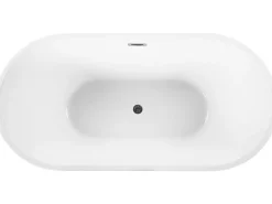 Beliani Kylpyamme Vapaasti Seisova Musta 170 X 72 Cm Havana Cheap