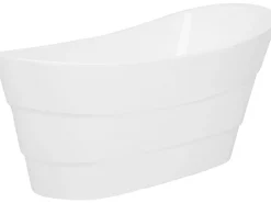 Beliani Kylpyamme Vapaasti Seisova Valkoinen 170 X 73 Cm Buenavista Shop