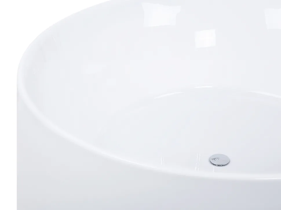 Beliani Kylpyamme Vapaasti Seisova Valkoinen 140 Cm Ibiza Outlet