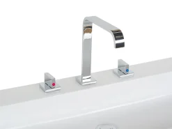 Beliani Kylpyhuoneen Kalusteet 3 Osaa Valkoinen Almeria Flash Sale