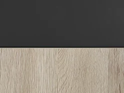 Beliani Kylpyhuoneen Kalusteet 3 Osaa Vaalea Puu/Musta 100 Cm Teruel Clearance