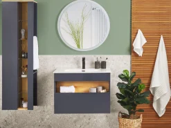 Beliani Kylpyhuoneen Kalusteet 3 Osaa Harmaa Figueres Best