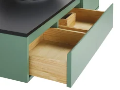 Beliani Kylpyhuoneen Kalusteet 4 Osaa Vihrea/Vaalea Puu Zaragoza Best Sale