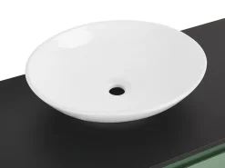 Beliani Kylpyhuoneen Kalusteet 4 Osaa Vihrea/Vaalea Puu Zaragoza Best Sale