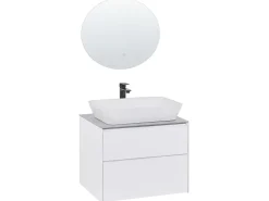 Beliani Kylpyhuoneen Kalusteet 3 Osaa Valkoinen Manzon Cheap