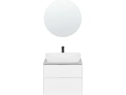 Beliani Kylpyhuoneen Kalusteet 3 Osaa Valkoinen Manzon Cheap