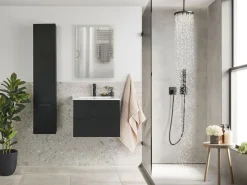 Beliani Kylpyhuoneen Kalusteet 4 Osaa Musta Tudela Clearance