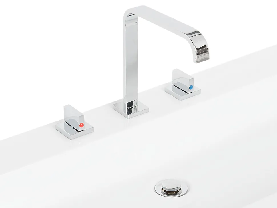 Beliani Kylpyhuoneen Kalusteet 3 Osaa Harmaa Almeria Sale