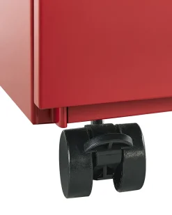 Beliani Laatikosto Metalli 3 Laatikkoa Punainen Bolsena Sale