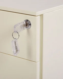 Beliani Laatikosto Teras 3 Laatikkoa Vaalea Beige Cami Flash Sale