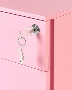 Beliani Laatikosto Teras 3 Laatikkoa Vaaleanpunainen Cami Best Sale