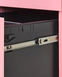 Beliani Laatikosto Teras 3 Laatikkoa Vaaleanpunainen Cami Best Sale