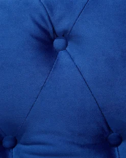 Beliani Laivastonsininen Samettiverhoiltu Nojatuoli Chesterfield Hot