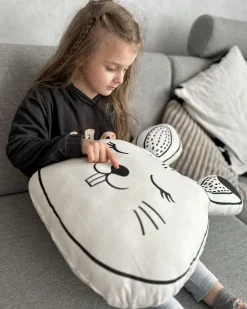 Beliani Lasten Tyyny Kani 53 X 43 Cm Musta/Valkoinen Kanpur Best