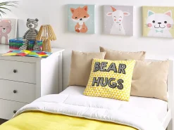 Beliani Lasten Tyyny 2Kpl 40 X 40 Cm Keltainen Radzkot Online