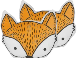 Beliani Lasten Tyyny 2Kpl 50 X 40 Cm Oranssi Vadodara Fashion